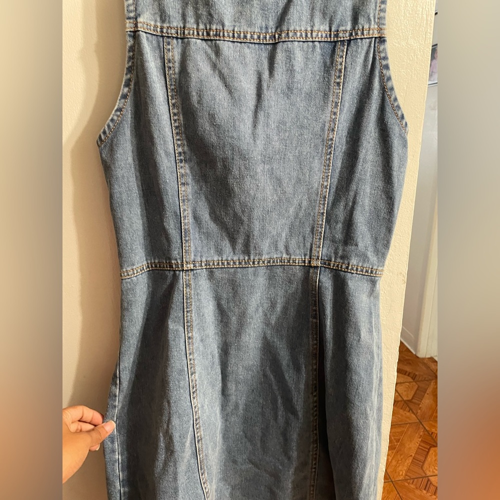 Denim Button-Down Dress - Picture 4 of 5